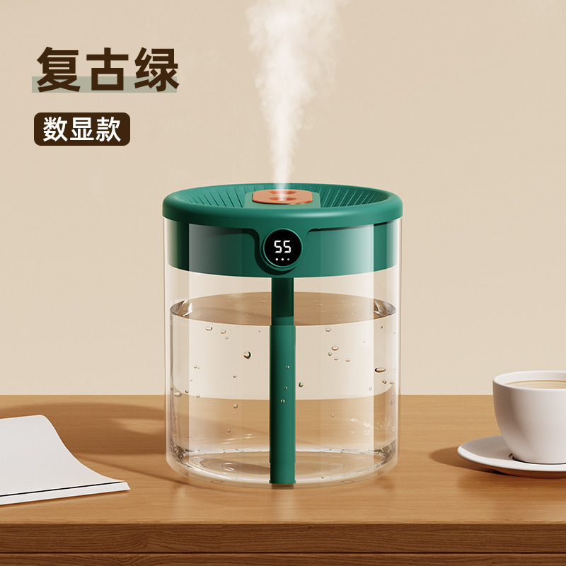 数显家用加湿器usb双喷大容量卧室新款2L批发办公室静音加湿器|undefined