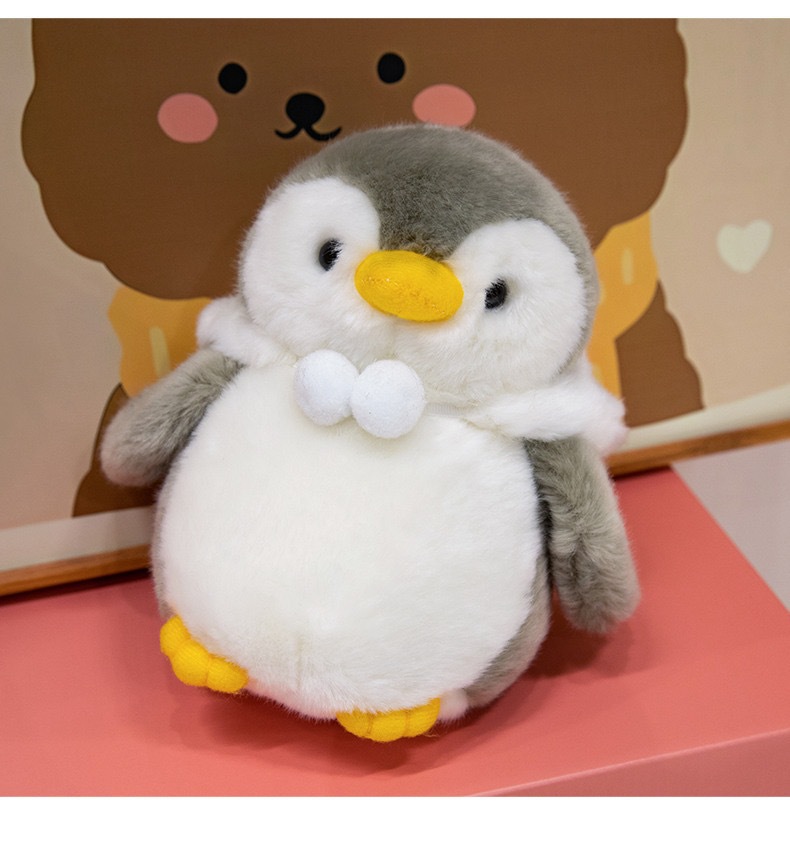Cross-border costume-changing penguin plush toy, popular oceanarium souvenir gift, doll, stuffed animal, pillow