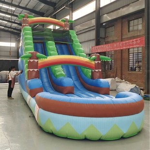 Foreign Trade Cross-Border Children's Playground Outdoor Stall Household Small Naughty Castle Children's Trampoline New Inflatable Castle