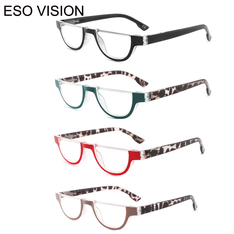 Mini Presbyopic Glasses Small Frame Women Leopard Print Cat Eye hyperopia magnifying glasses with slingshot tide batch 400 degree 245161