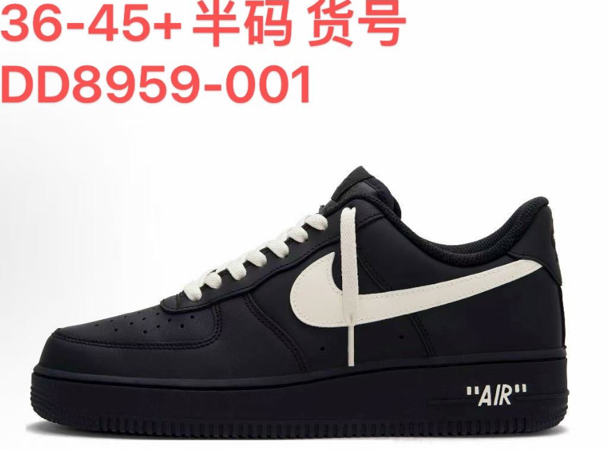 Zapatos Putian versión original de la fuerza aérea No. 1 en el extranjero marca conjunta de la cabeza de cuero en lugar de cojín de aire zapatillas deportivas para hombres y mujeres