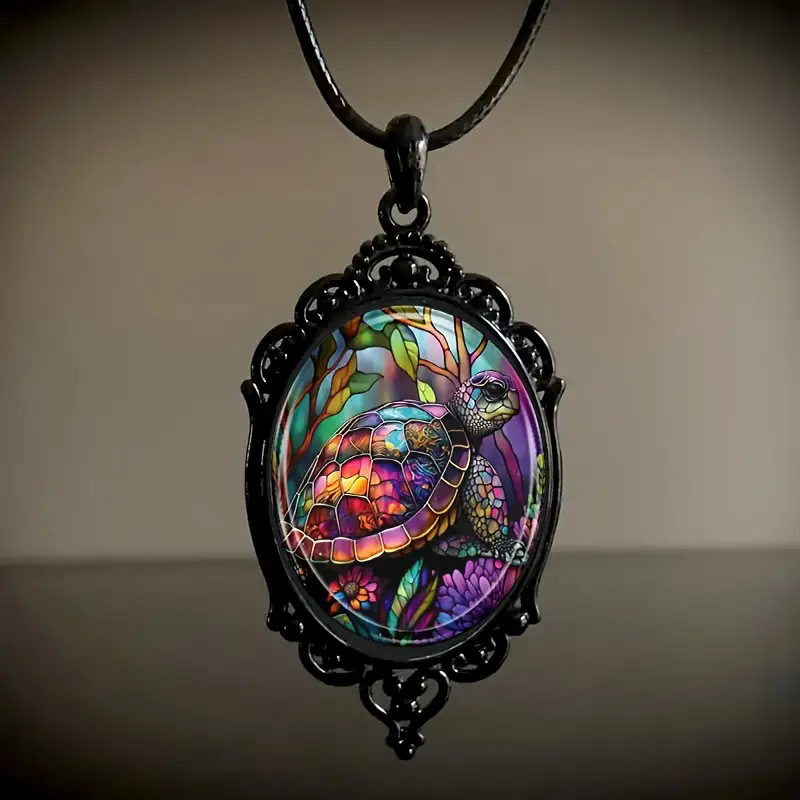 fashionable elegant glass pendant