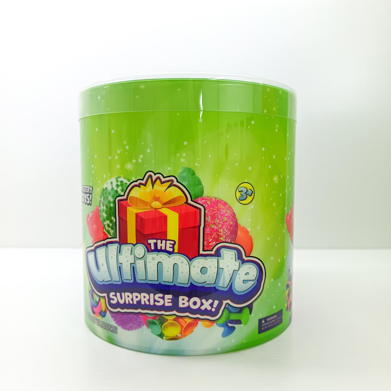 Muestra digital de caja cilíndrica