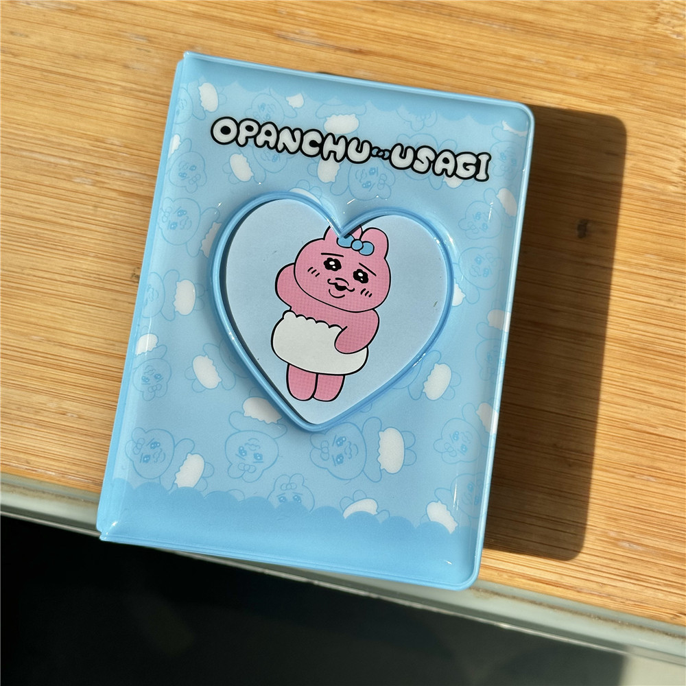 블루 속옷 토끼 3 인치 사진 앨범 (카드 포함)