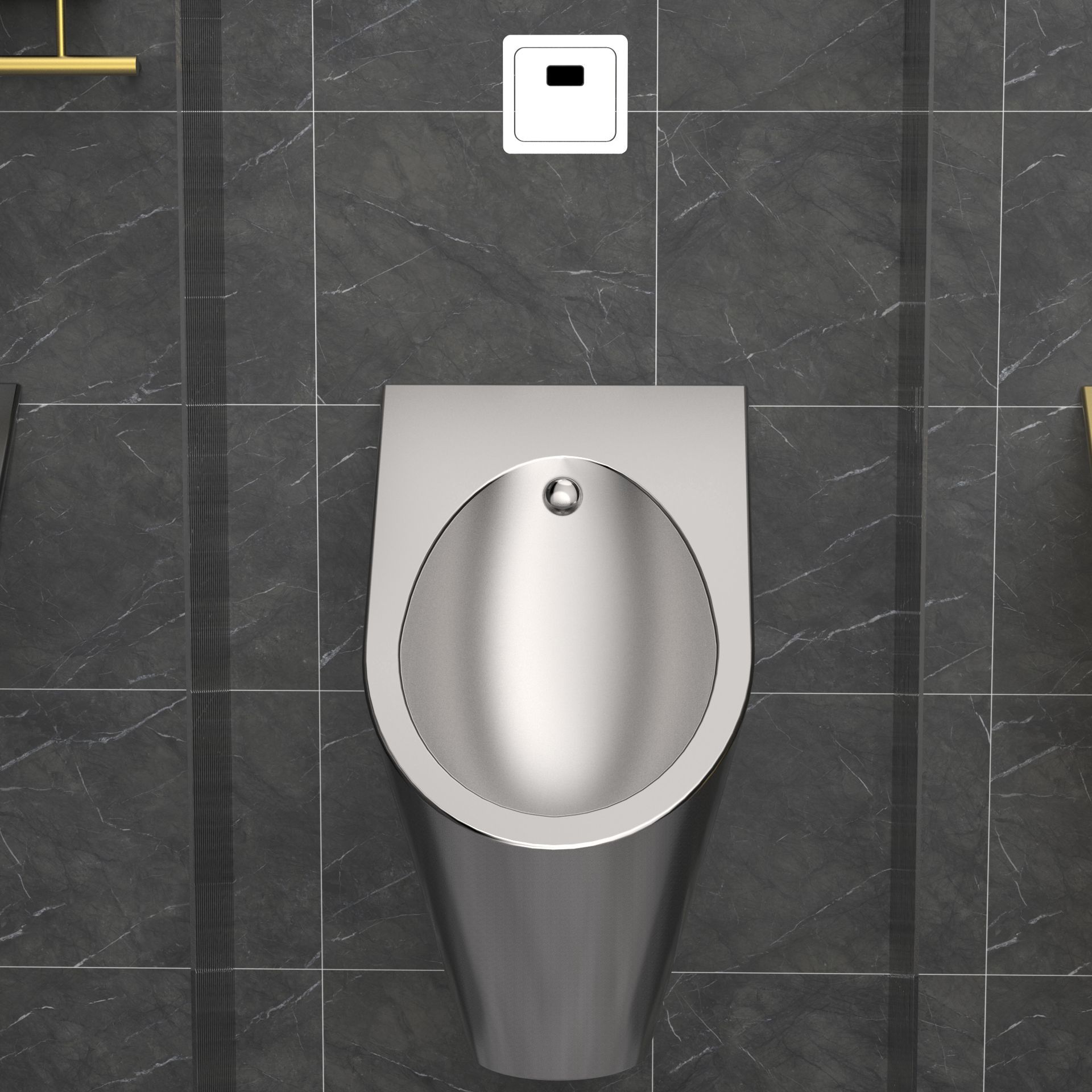 Urinario de acero inoxidable 304 personalizado ligero lujo atmósfera KTV bar prisión baño público para hombres urinario montado en la pared