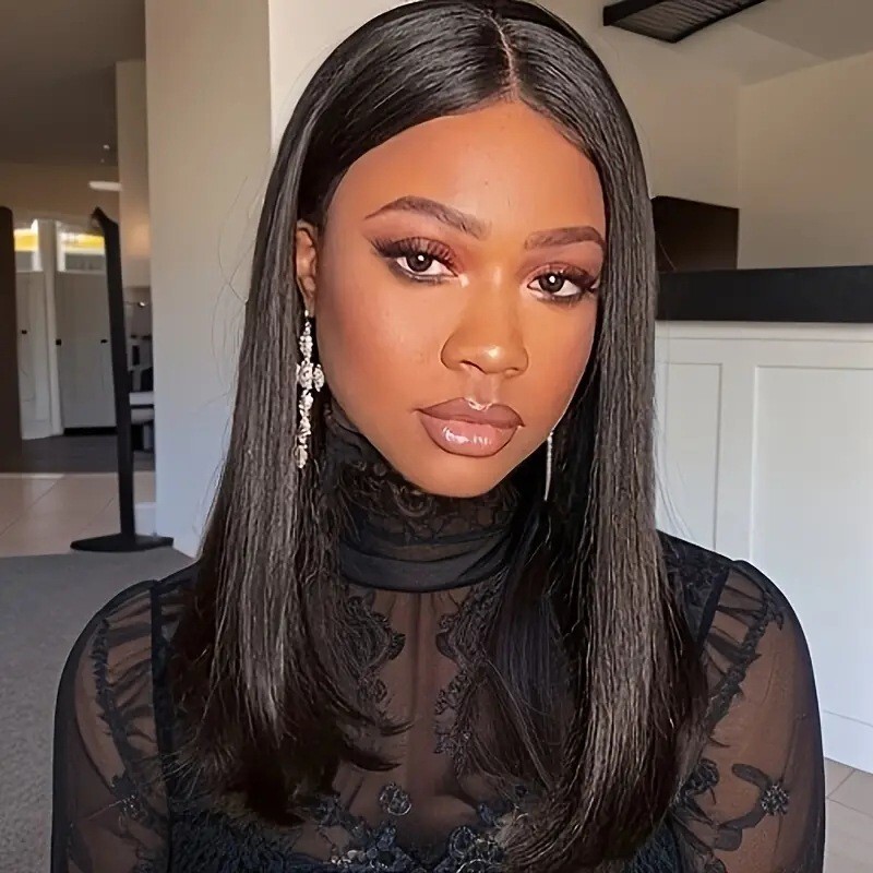 Lace Front Bob Short Hair Wig, Bob Style Short Wig, Lace Full Head Wig, Human Hair Wig in Stock