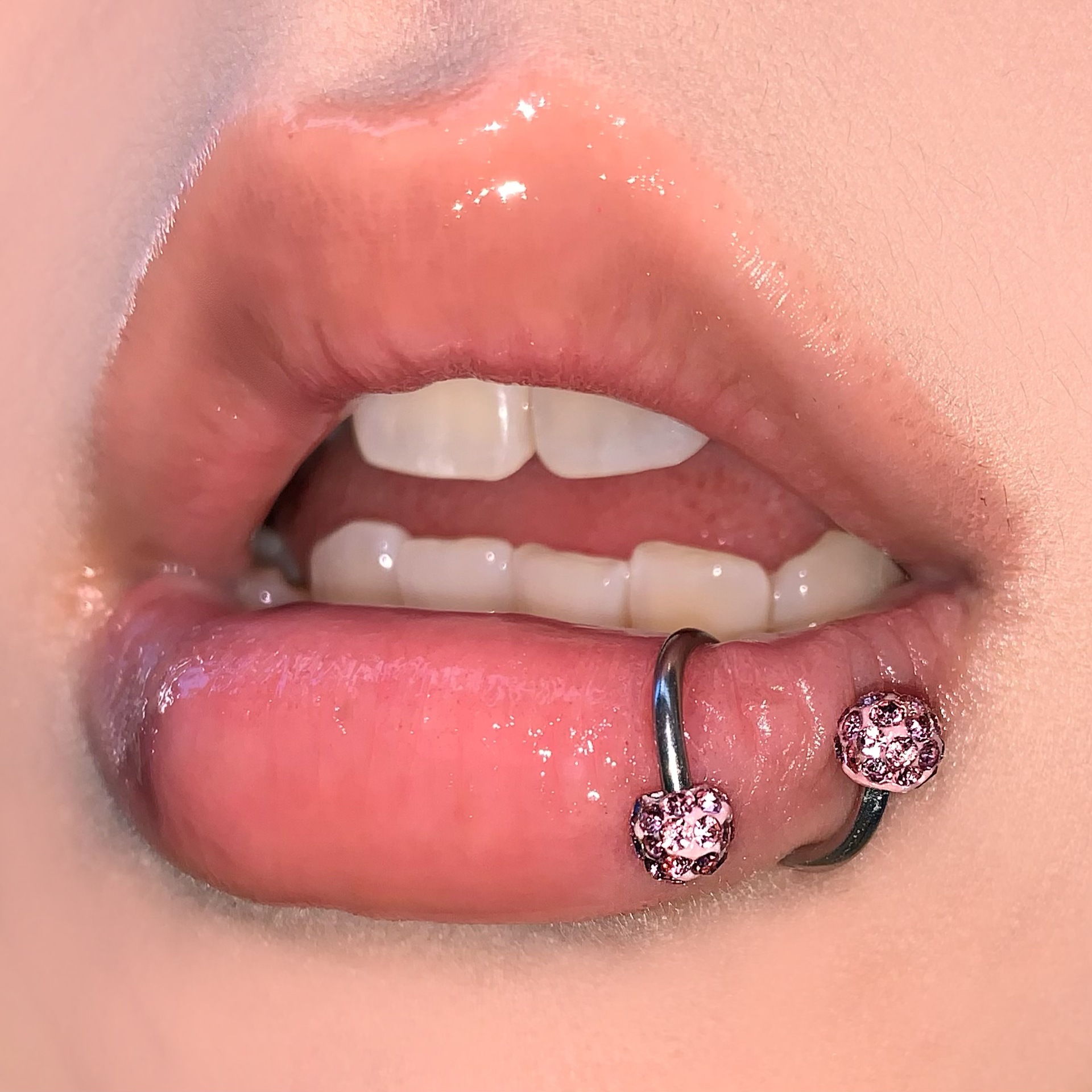 Flash Mud Ball S-Ring Lip Ring S-Shaped Ear Bone Ring Super Flash S-Hoop Lip Nail Small Sweet Cool Hot Girl Piercing Jewelry Wholesale detail image 12