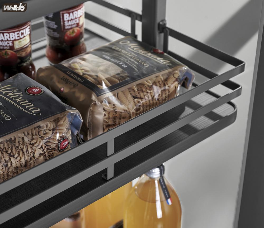 Welldo纬东 厨房高柜多层高深拉篮橱柜抽屉式多层收纳拉篮