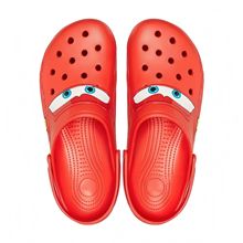 卡罗班麦昆汽车洞洞鞋男女士闪灯户外透气休闲沙滩鞋包头拖鞋凉鞋