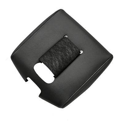 Suitable for 14-18 Models of Chevrolet Silverado, Central Armrest Box Leather Cover Adhesive Protective Cover (Sürətlər qutusu və əl tormozu başlıqları) - 14-18-chevrolet-silverado-620010-sponge-leather-case-black-leather-and-black-thread