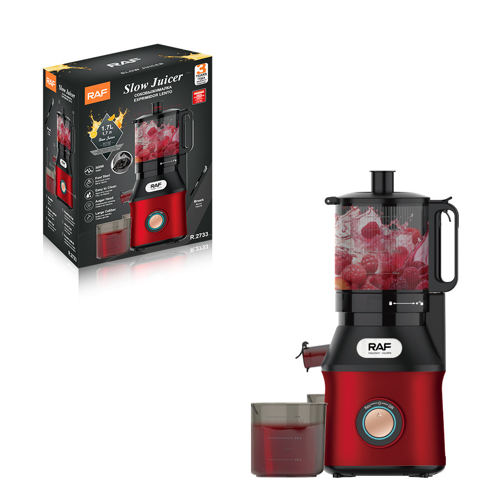 Máquina de jugo cruda de gran calibre transfronteriza europea 3L exprimidora lenta exprimidora doméstica de jugo de frutas y verduras image 3