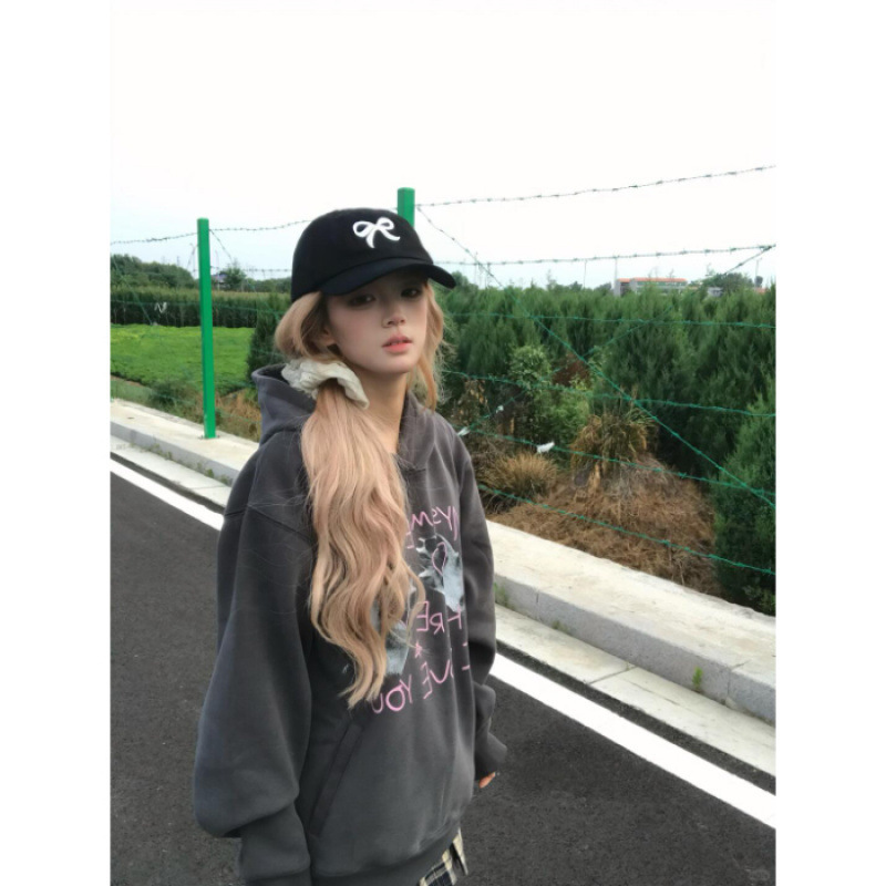 100%重磅纯棉秋季美式潮牌加绒连帽卫衣男士休闲慵懒情侣帽衫外套|undefined