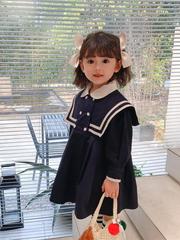 Children's clothing 2023 autumn new girls' school princess dress baby long-sleeve Korean version dress children's fashion dress