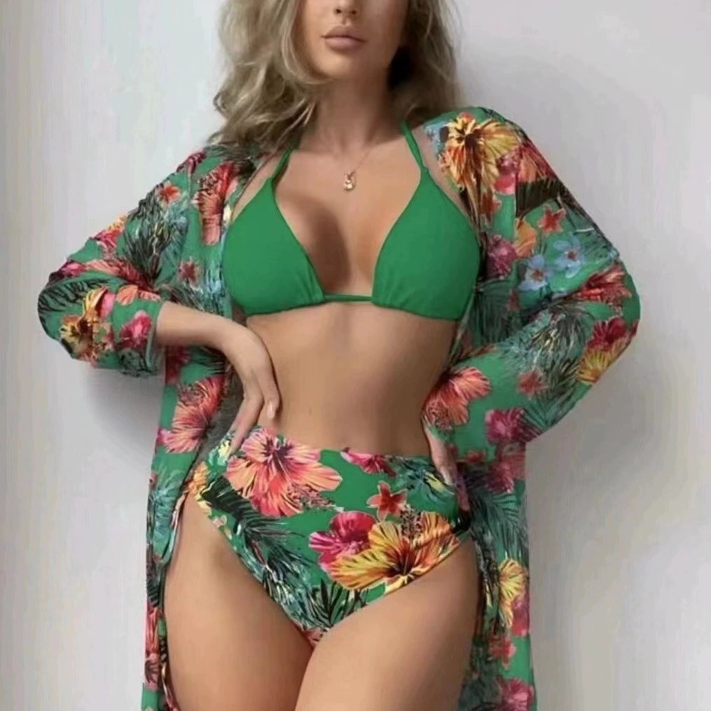 Купальник, спортивный комплект, Россия, Aliexpress, европейский стиль, комплект из 3 предметов