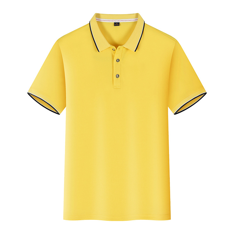 Camiseta de polo logotipo personalizado de abeto ropa de secado rápido deportes maratón solapa ropa de grupo de manga corta ropa de trabajo media manga personalizada