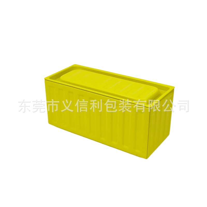 wholesale multi-color container shape tin box for gift food