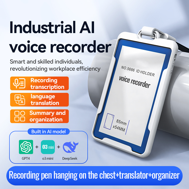 New K3Aai Voice Recorder Chatgpt Intelligent Transcription Translation Recording Pen App Control Recorder Support 128Gb