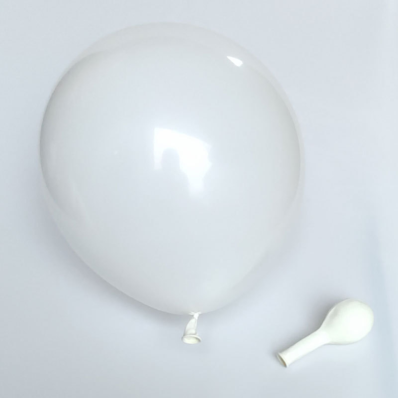 12 pulgadas 2,8G macarons Blanco 100 pcs/bag