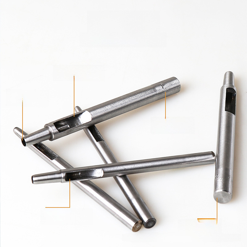 (2개) 벨트 펀치 라운드 펀치 벨트 펀치 수제 DIY 벨트 스트랩 라운드 펀치 도구 0.5-5MM