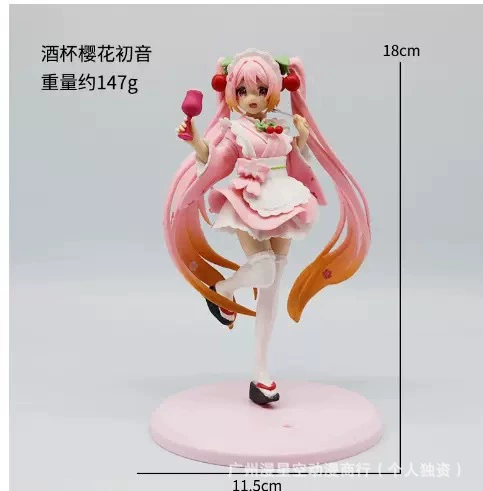 Фигурка Hatsune Miku коллекционная, многообразие стилей, прибл. 10–25 см
