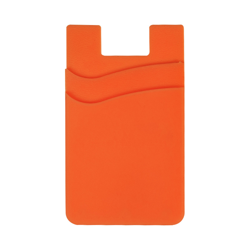 오렌지색 (이중) 실리콘 카드 스티커 (벌크 포장)