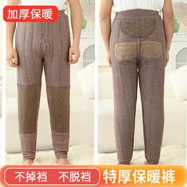 厂家直供经典驼绒棉裤加厚保暖裤女羊毛男纯防寒防寒抗冻