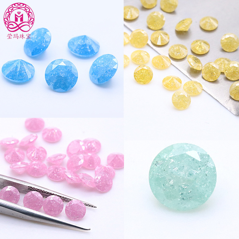 2023 New Hot Sale Round Popcorn Stone Artificial Gem CZ Primary Color Cast Color Colorful Explosive Ice Flower Stone 2023 New Hot Sale Round Popcorn Stone Artificial Gem CZ Primary Color Cast Color Colorful Explosive Ice Flower Stone
