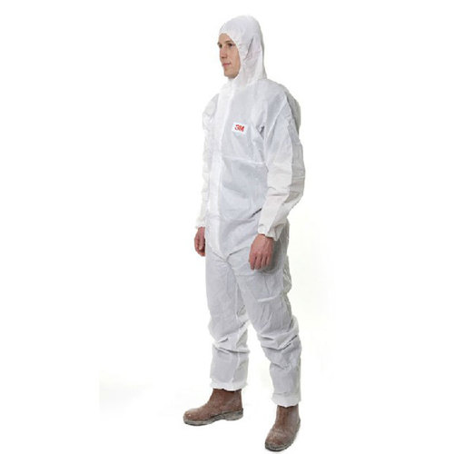 3M 4515 protective clothing white one-piece hooded breathable protective clothing spray paint workers pesticide laboratory dustproof clothing