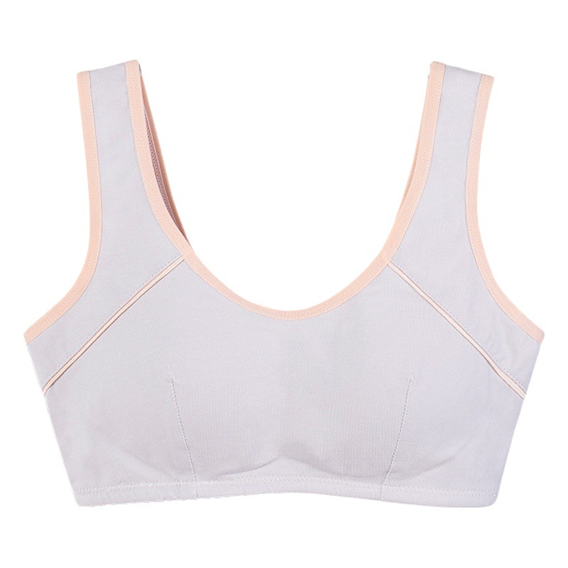 Niñas ropa interior algodón juventud desarrollo Período de las niñas sujetador la escuela secundaria estudiantes deportes chaleco ropa interior verano
