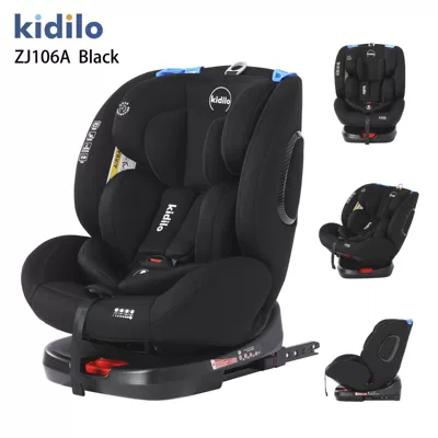 Kidilo Kidsren's Car Safety Seat 0-2 Years Old Newborn Baby 360 ° Swivel Car Seat (Car child safety seat) - black