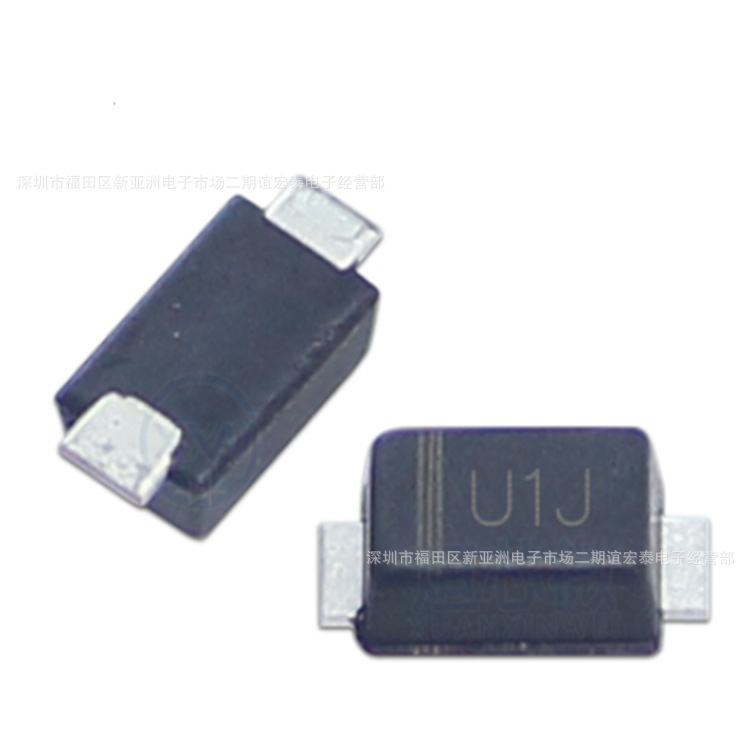 US1JW 丝印U1J SOD-123FL 1A 600V 贴片超快恢复二极管
