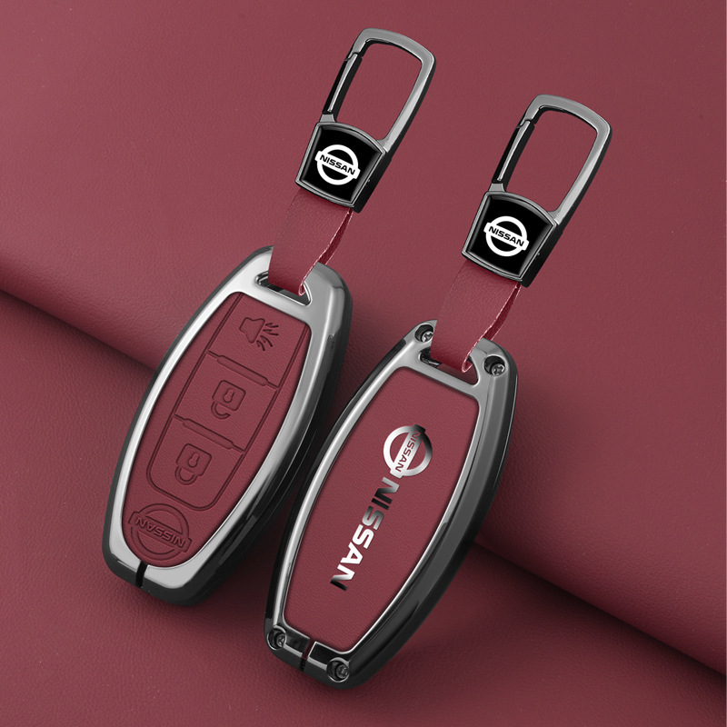Suitable for Nissan Teana Bluebird Tiida Loulan Jinke Qashqai Qijun 14 Generation Sylphy Key Case Case Buckle Suitable for Nissan Teana Bluebird Tiida Loulan Jinke Qashqai Qijun 14 Generation Sylphy Key Case Case Buckle