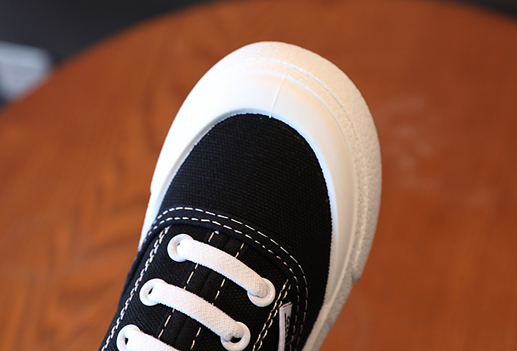 Children's Canvas Sneakers With Leopard Print For Girls_voghion.com