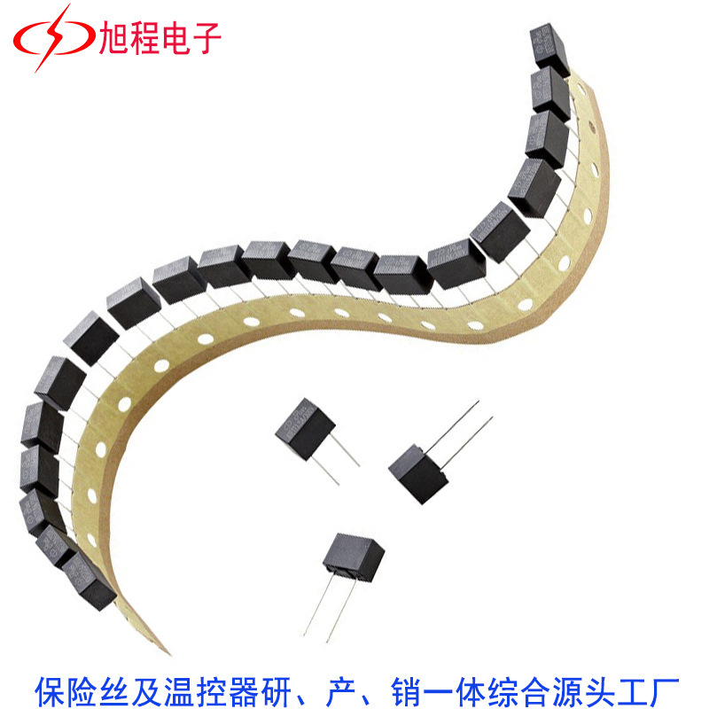 8TE塑封方形保险丝250V-20A 电源适配器电子产品慢断保险丝片批发