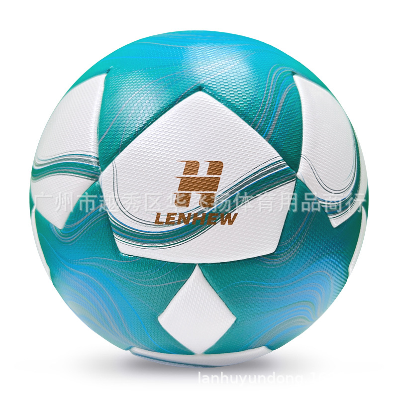 New Model Competition Training Professional Football for Men and Women, Heat-Bonded 5-Ball Pu, Wear-Resistant, Explosion-Proof, Customizable Logo, Wholesale