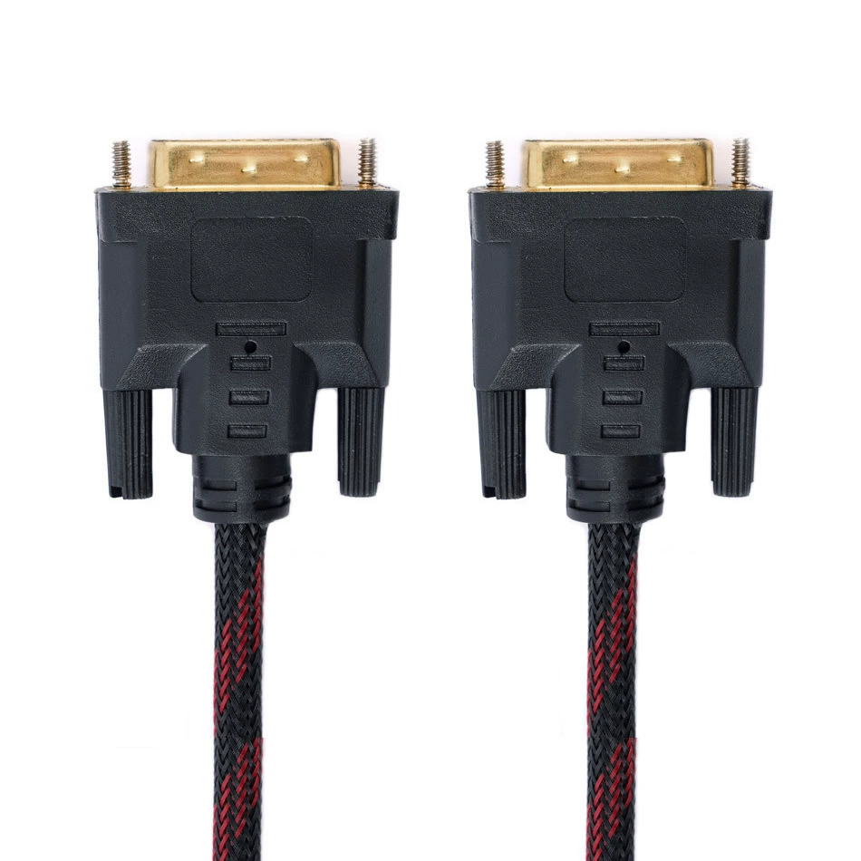 DVI кабель 24+1 компьютерный дисплей длина 1,5 метров, 3 метра, 20 метров DVI видео сигнал кабель проекц