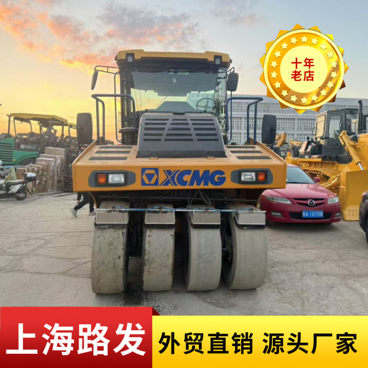 Comercio exterior exportación rodillo de carretera de segunda mano XCMG XP303KS rodillo de goma de 30 toneladas rodillo de asfalto de neumáticos