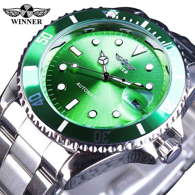 2026 Winner 002 Watch, Submariner Style, Men's Business Fashion Fully Automatic Mechanical Watch_voghion.com