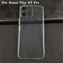 适用荣耀Honor Play 6T Pro全透明防水纹TPU手机壳皮套彩绘素材壳