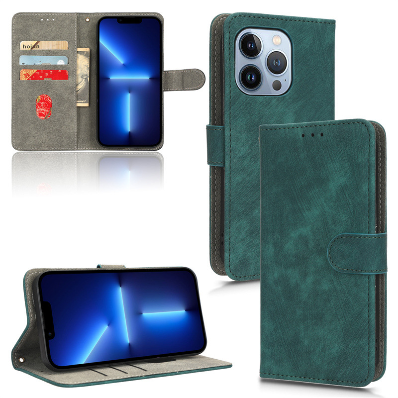 Leder Klapphülle Für Iphone 13 Pro Max Mit Kartenfach_voghion.com