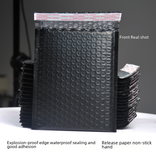 Black Co-extruded Film Bubble Bag Wholesale Thick Co-extruded Film Express Bubble Envelope Bag Clothing Packaging Bubble Bag