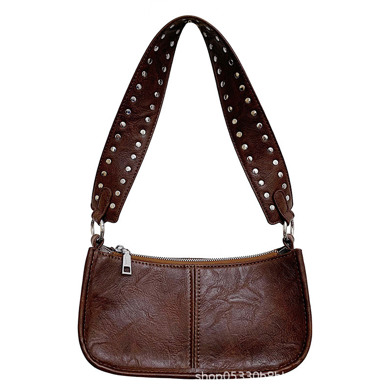 Bolso de moda ins de personalidad de nicho para mujer 2024 bolso de bola de masa láser brillante de otoño bolso de hombro de alta gama