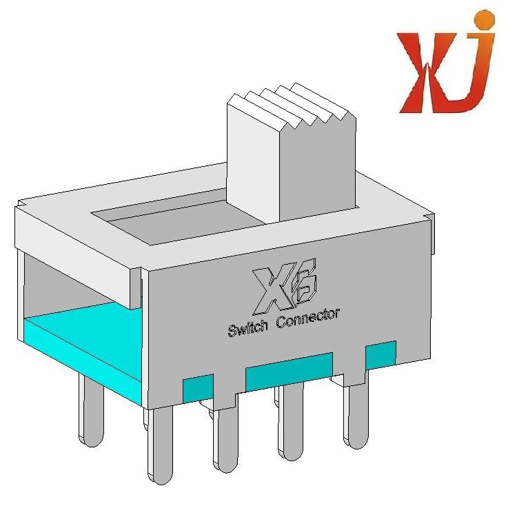 小电流三档拔动开关/小型拨动开关/3档拨动开关/1P3T正拨拨动开关