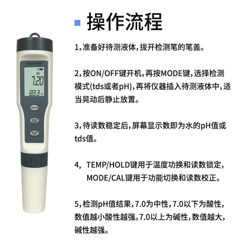 TDS+pH+TEMP����һ9901ˮ�ʲ��Ա��¶�PHֵTDSֵ�����