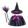 RSX17+Purple Black Sweep+Purple Ribbon Fang Fang Witch Hat