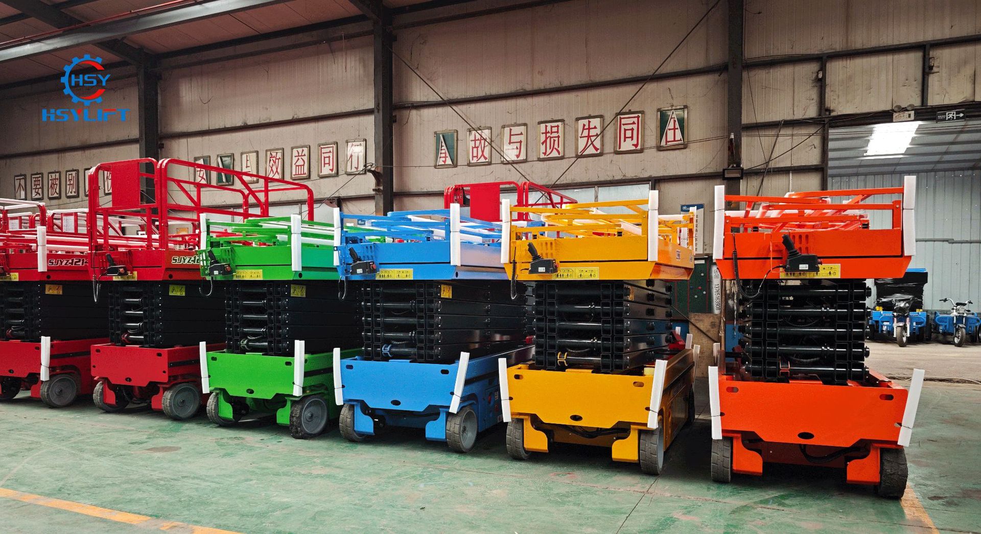 Electric small stacker 220v hydraulic lift for home use, for handling, loading and unloading, lifting and stacking tires