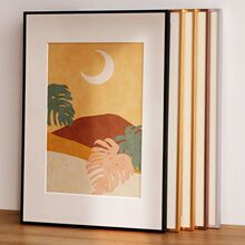 铝合金画框装裱简约窄边外框广告海报框拼图挂墙相框任意尺寸