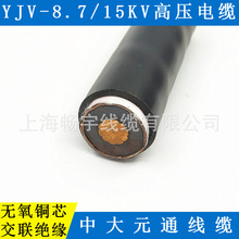YJV1*120平方單芯高壓銅芯電力電纜8.7/15KV 無氧銅中大元通線纜