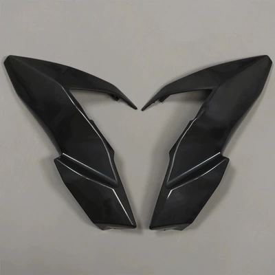 Front Shell Headlight Upper Cover Side – Motorcycle frame - headlight-left-and-right-sides-and-panels-black-embryo