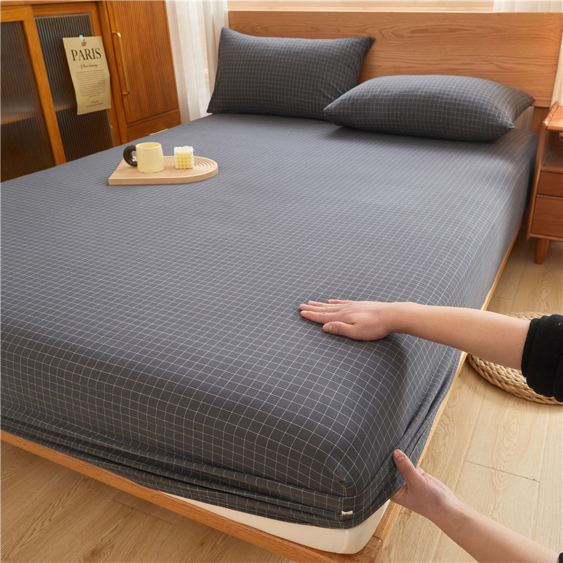 2025 nueva sábana de algodón 100 funda protectora de colchón de algodón 2025 nueva sábana universal todo incluido de cuatro estaciones 3